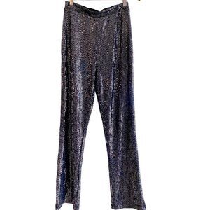 BB DAKOTA by Steve Madden BK 403903 black background silver shimmer sequins